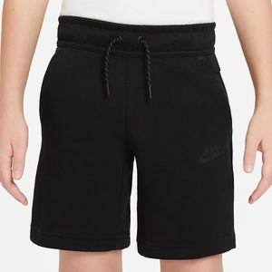 Nike Sportswear Tech Fleece Black Shorts Size Youth Large - Excellent Condition